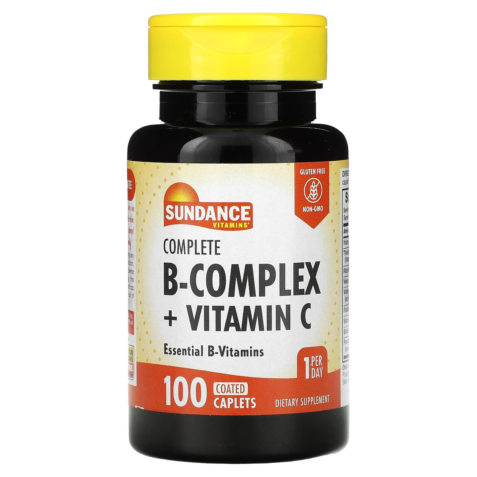 Sundance, Complete B-Complex + Vitamin C, 100 Coated Caplets