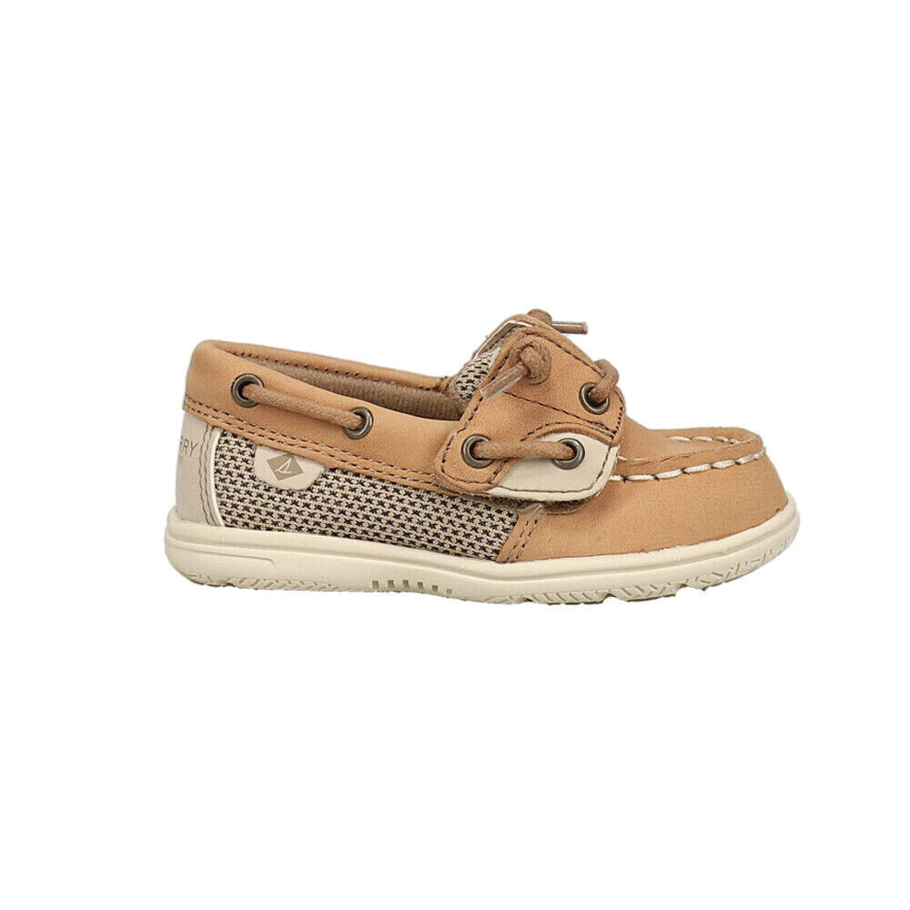 Sperry Shoresider Boat Toddler Girls Brown Flats Casual CG58039A