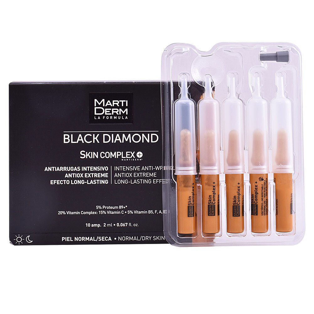 Martiderm Black Diamond Intensive Anti-Wrinkle Ampoule Интенсивная сыворотка против морщин для сухой и нормальной кожи 10x2 мл