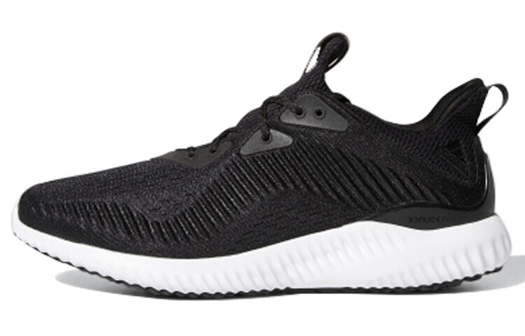 adidas Alphabounce 1 减震防滑耐磨 低帮 跑步鞋 男款 亮黑白 / Кроссовки Adidas Alphabounce 1 FW4861