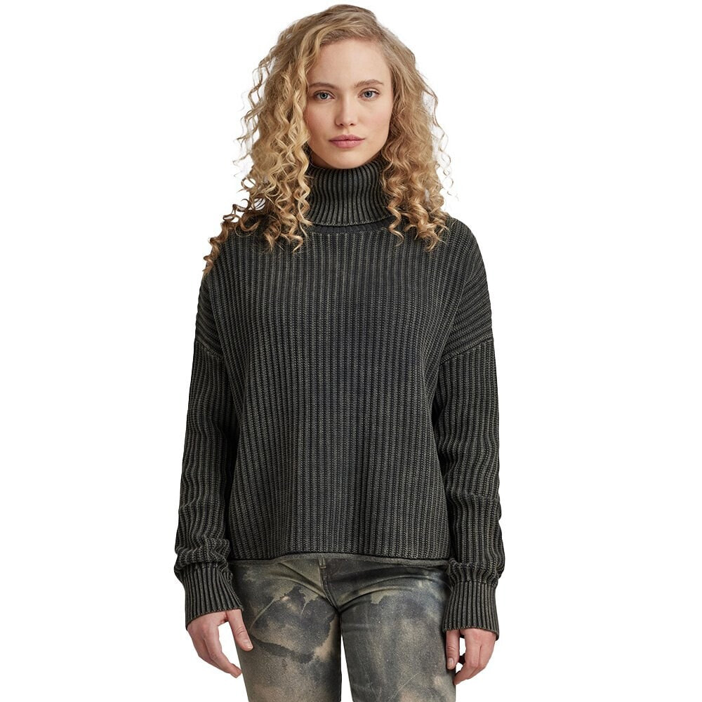 G-STAR Loose Overdyed Turtle Neck Sweater