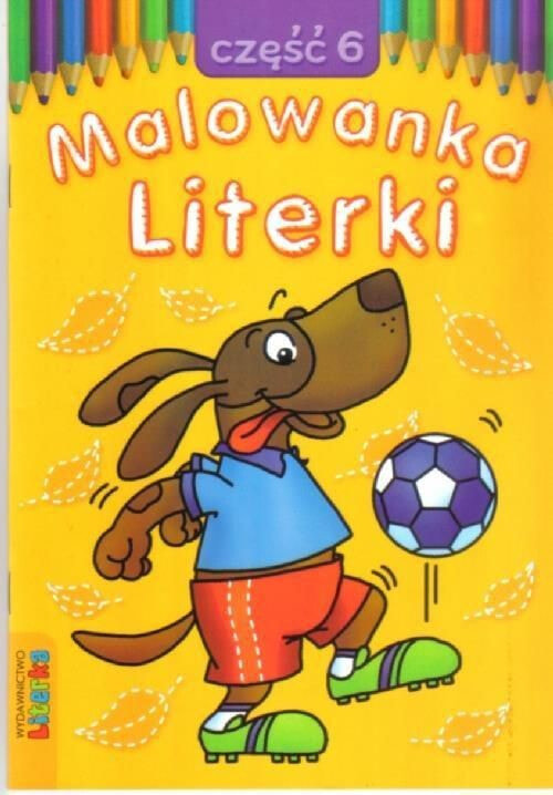 Раскраска для рисования Literka Malowanka - Literki cz. 6