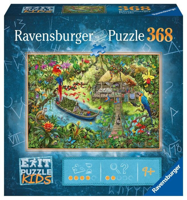 Пазлы Ravensburger 368 деталей с изображением джунглей