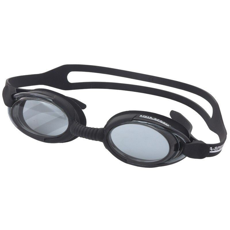 Очки для плавания Aqua-Speed Malibu черные