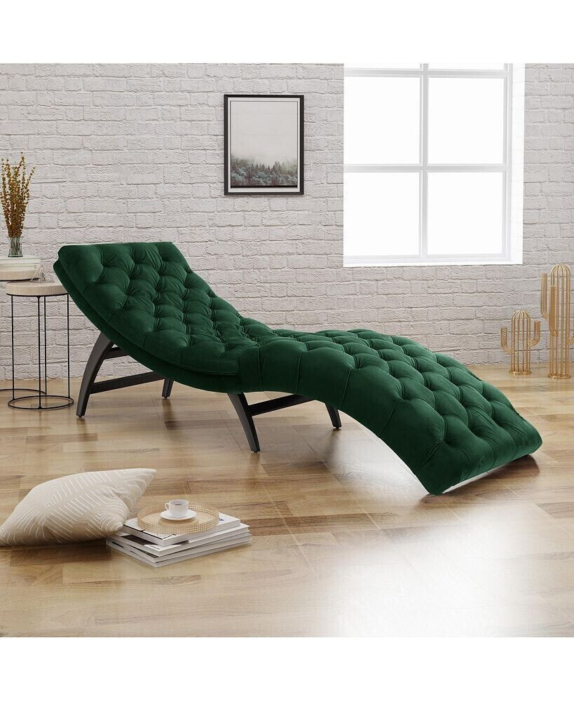 Кушетка Chaise Lounge зеленое