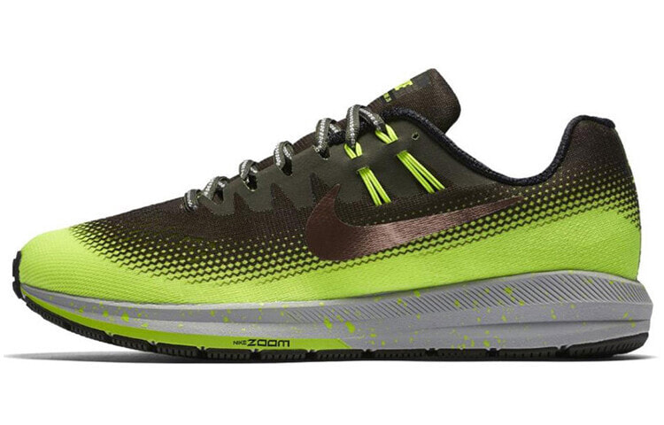 Nike Zoom Structure 20 低帮 跑步鞋 男款 黑绿色 / Кроссовки Nike Zoom Structure 20 849581-300