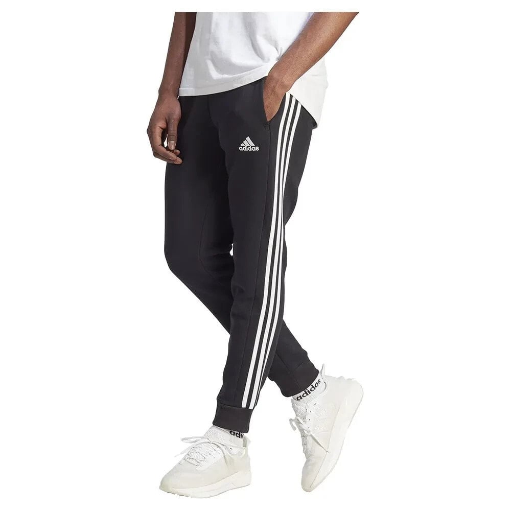 ADIDAS Essentials Fleece 3 Stripes Tapered Cuff Joggers