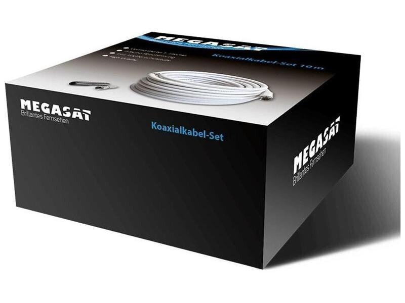 Megasat 100147 коаксиальный кабель 30 m F Белый