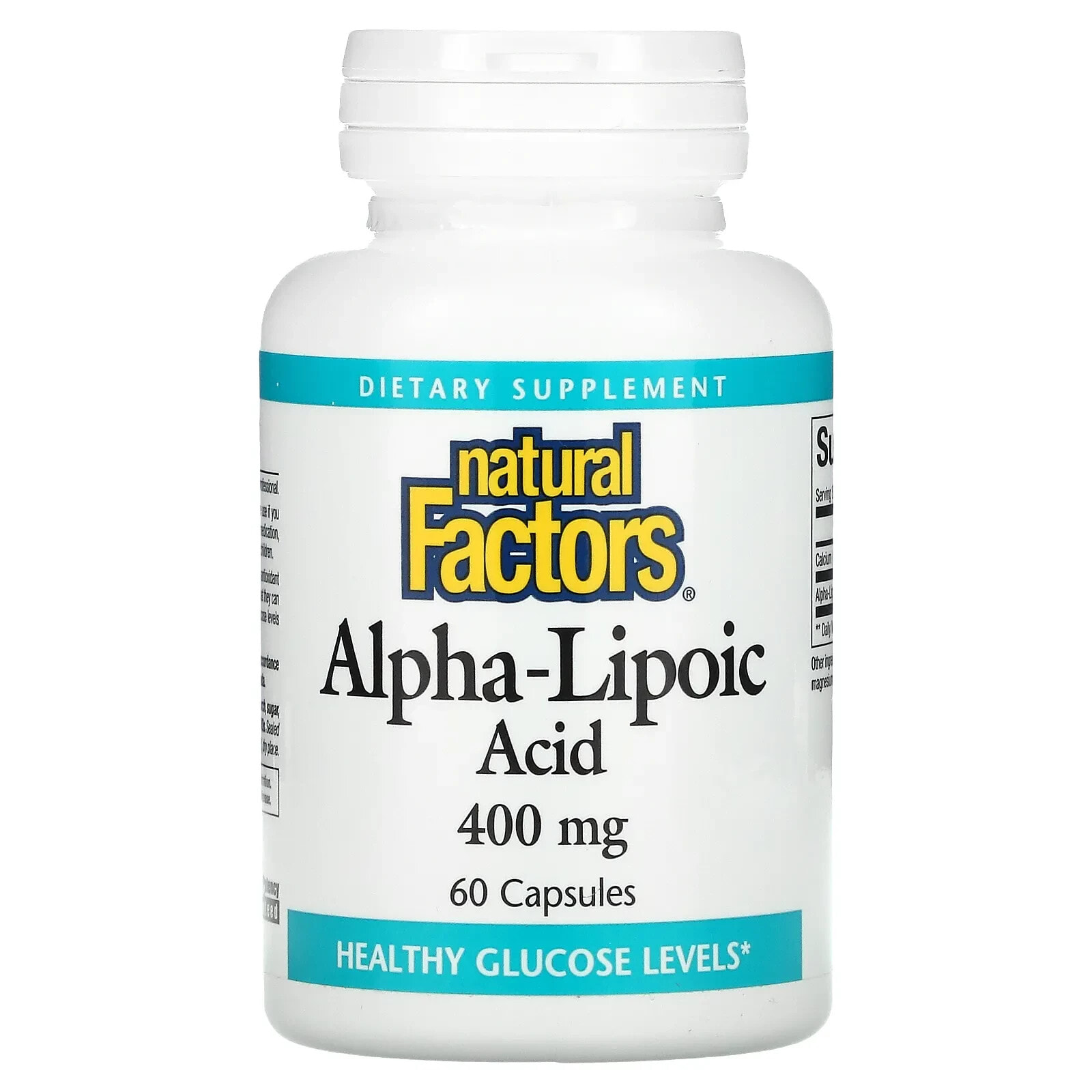 Alpha-Lipoic Acid, 200 mg, 60 Capsules