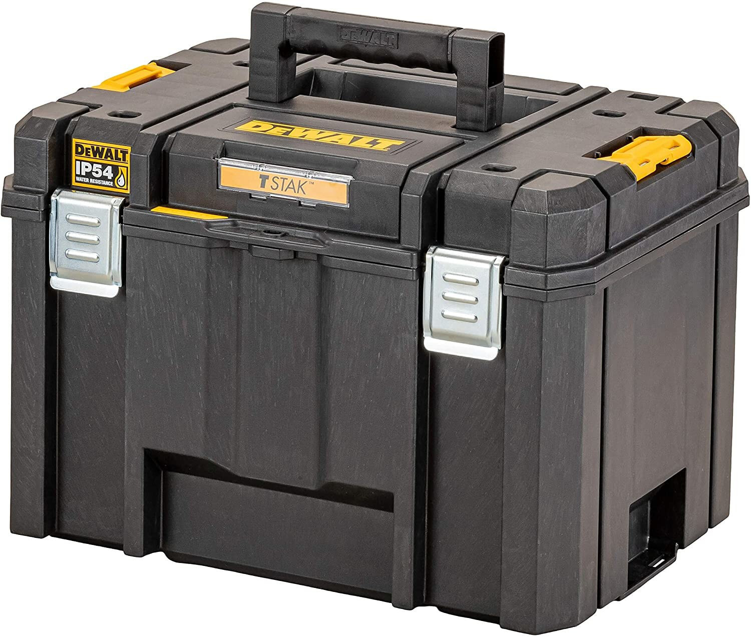 Ящик для строительных инструментов DEWALT TSTAK Deep Tool Box VI DWST83346-1 (44 Litre Volume, Large Volume Box, Can Be Combined with Other TSTAK Boxes, Safe Storage of Power Tools and Hand Tools, IP54), Multi, One Size