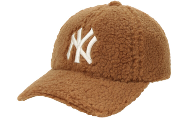 MLB 配件 刺绣Logo保暖 棕色 棒球帽 男女同款情侣款 / MLB Logo Cap 32CPDI011-10A
