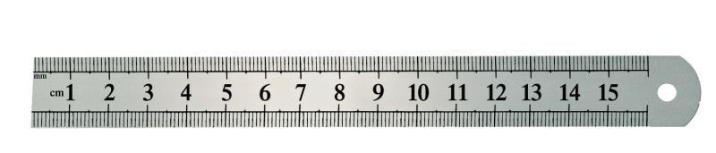 Mega Rigid steel ruler 150x18mm (22015)