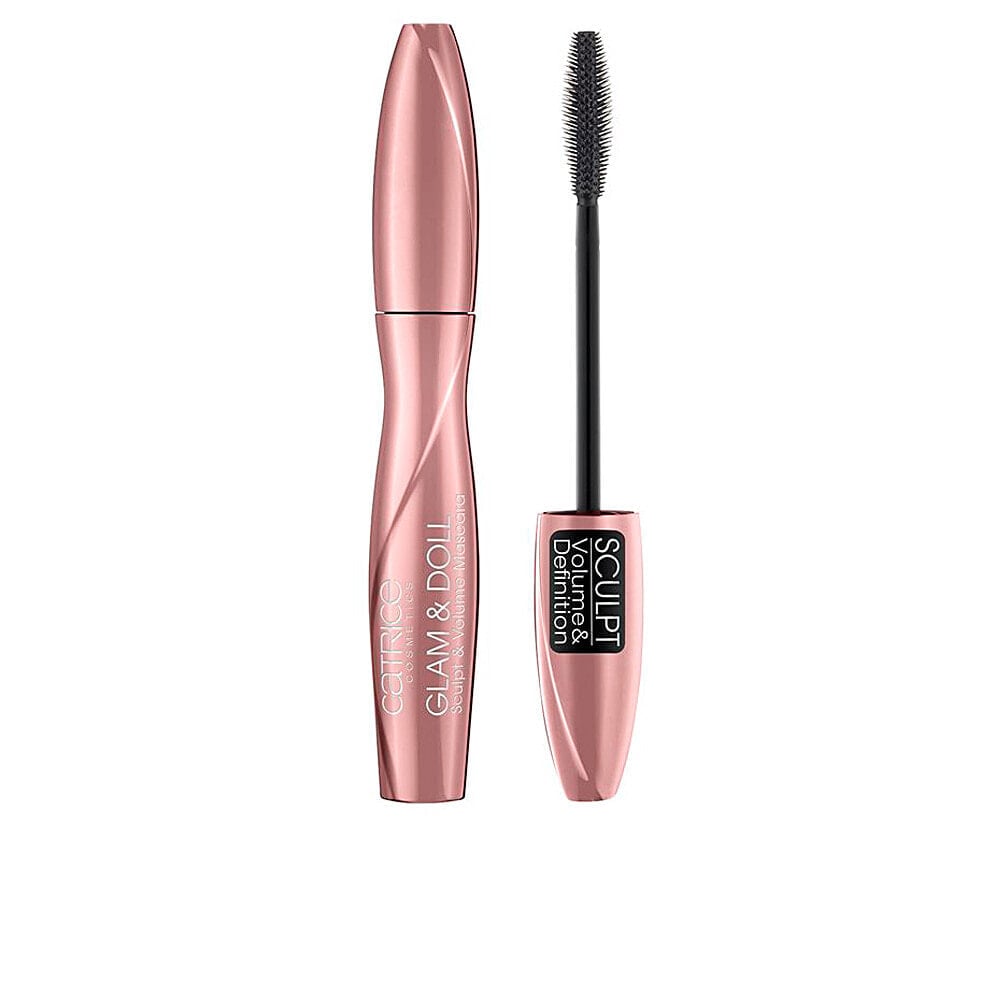 Объемная тушь для ресниц CATRICE GLAM&DOLL sculpt & volume mascara #010-black 9,5 ml