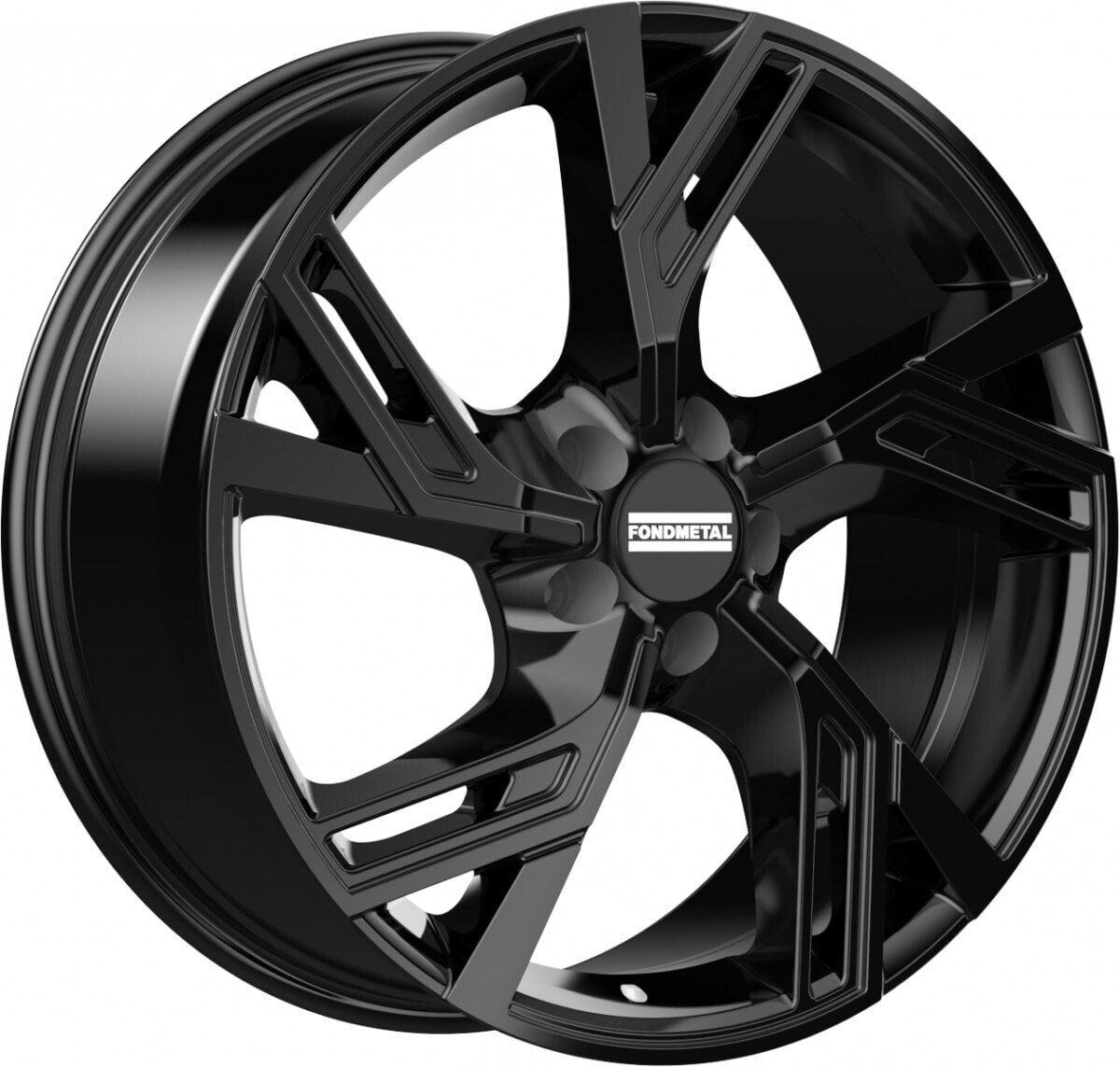 Колесный диск литой Fondmetal Atena glossy black 8.5x19 ET40 - LK5/112 ML66.5