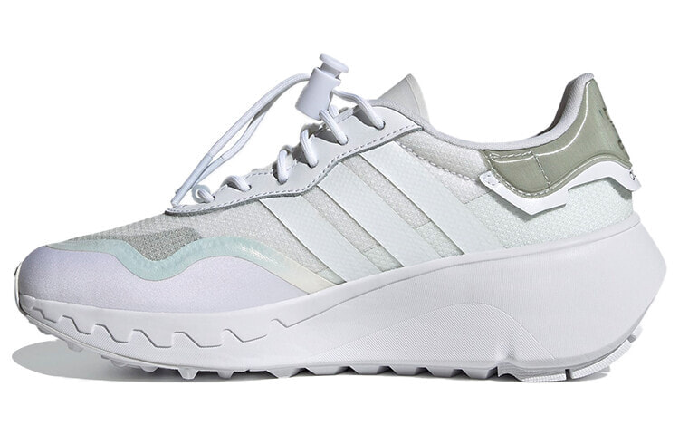 adidas originals Choigo 低帮 跑步鞋 女款 白灰绿 / Adidas Originals Choigo FY6499