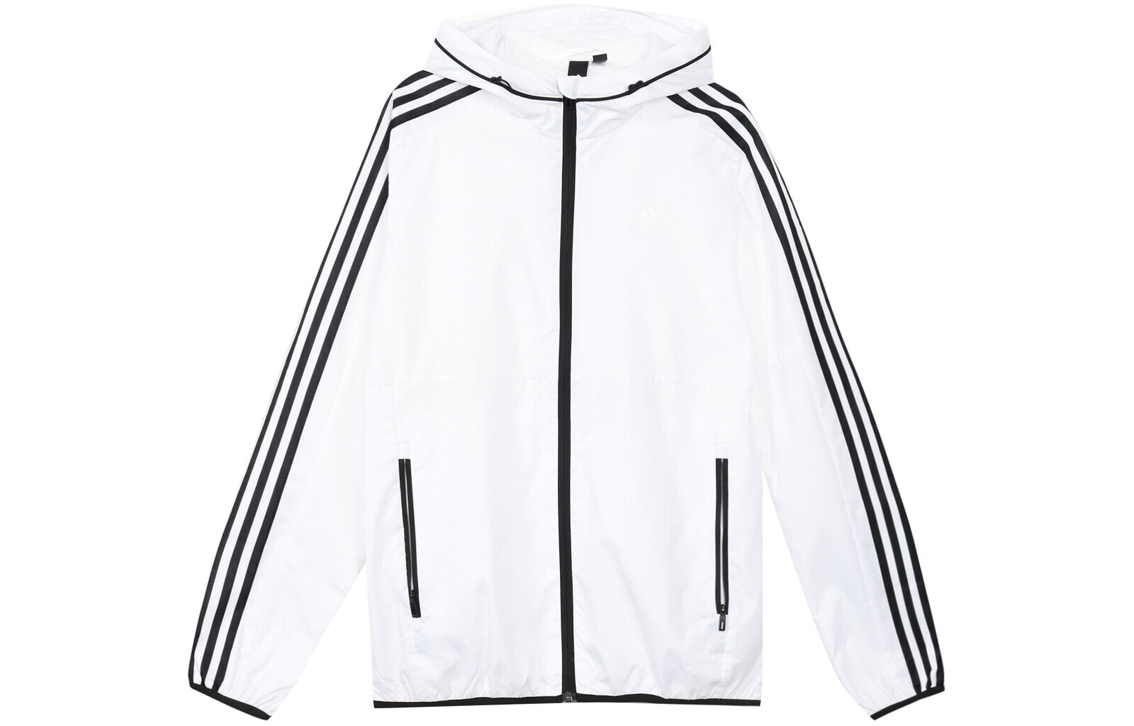 adidas Ai Wb Classic 条纹连帽运动夹克外套 男款 白色 / Куртка Adidas Ai Wb Classic EH3806