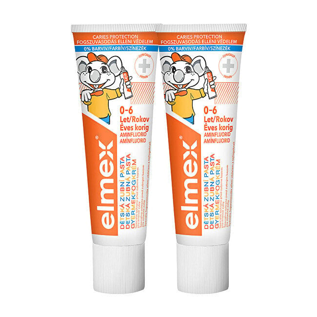 ELMEX  Kids Duopack Toothpaste Детская зубная паста 2 x 50 мл
