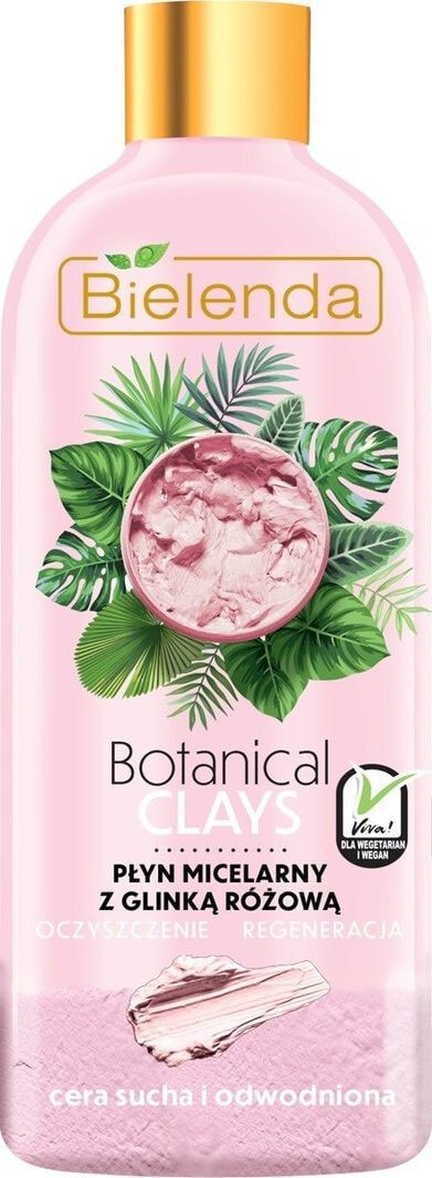 Bielenda Botanical Clays Micellar Water Мицеллярная вода с розовой глиной для сухой и обезвоженной кожи 500 мл