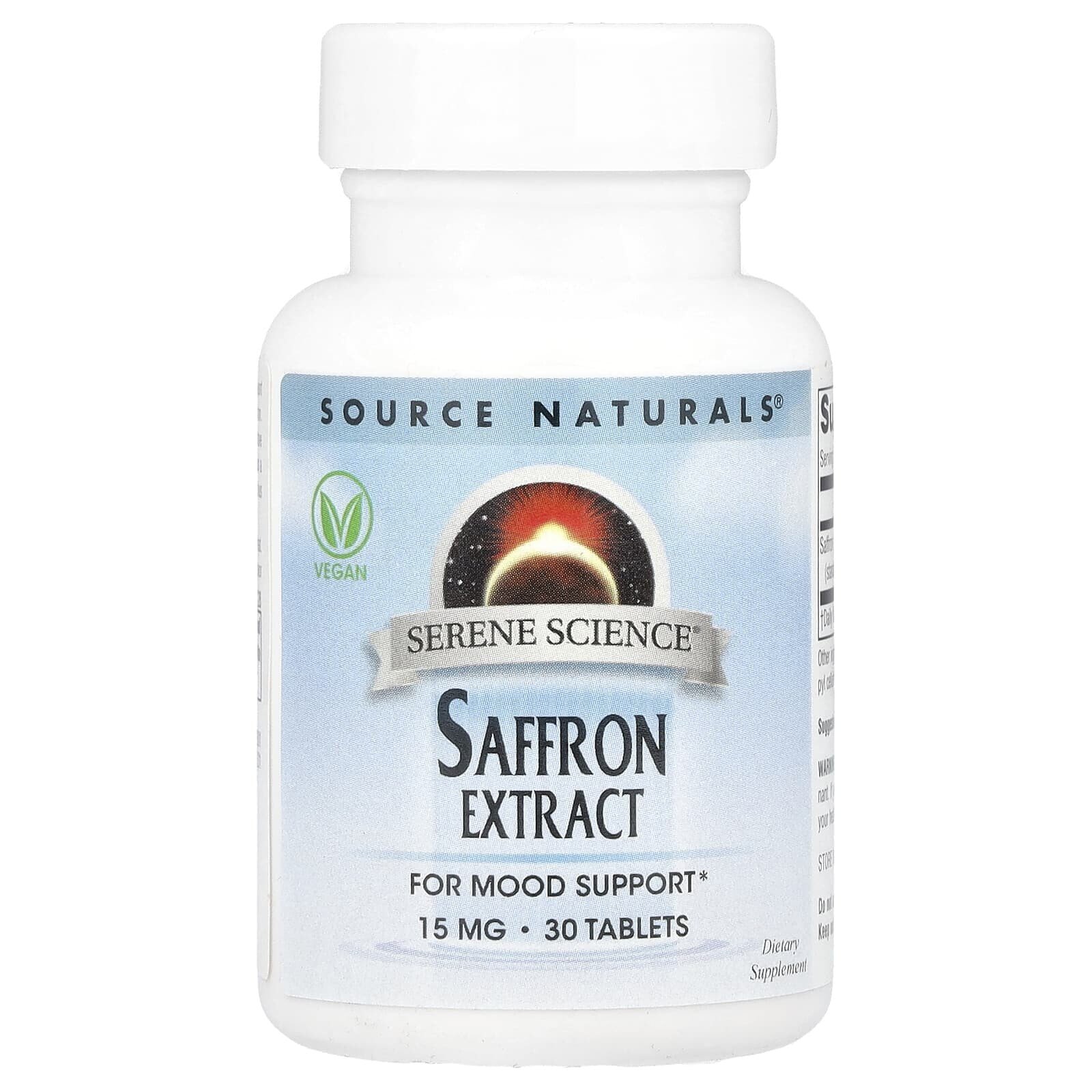 Saffron Extract , 15 mg, 30 Tablets