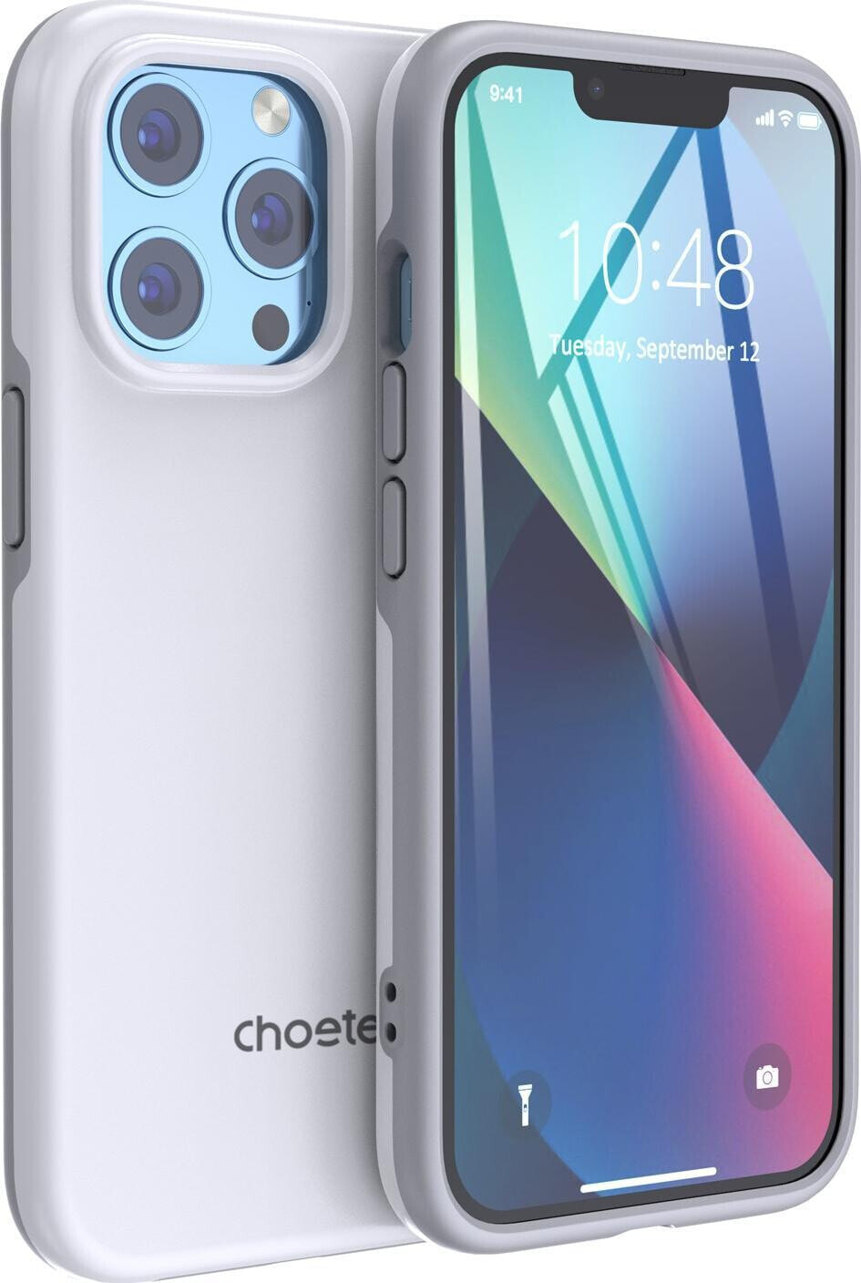 Choetech Choetech etui pokrowiec iPhone 13 Pro Max biały (PC0114-MFM-WH)