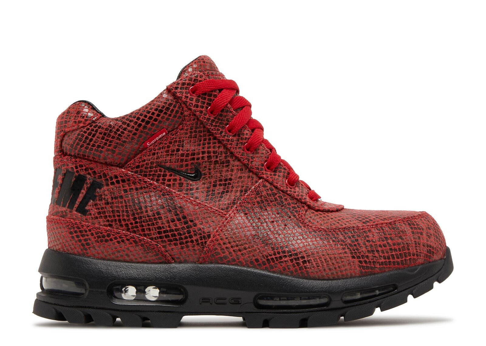 Supreme x Air Max Goadome 'Red Snakeskin'