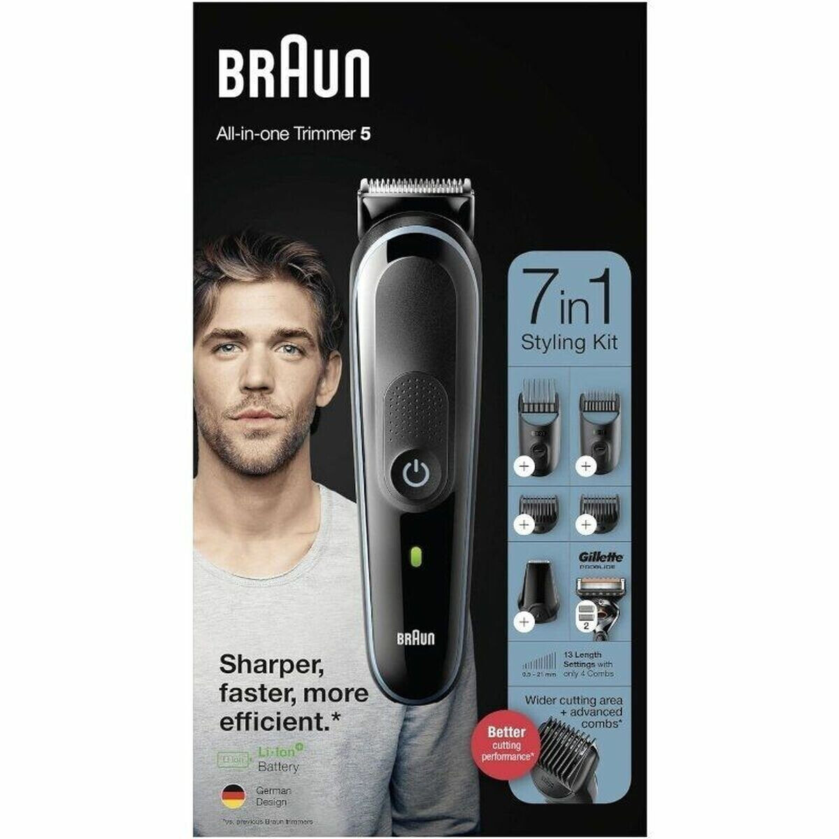 Hair Clippers Braun MGK 5345