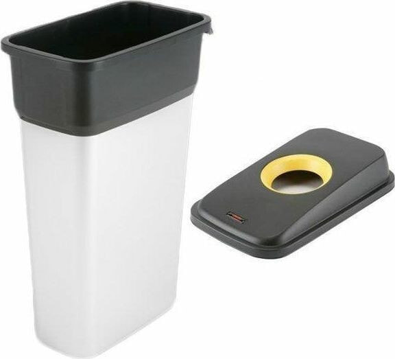 Vileda waste bin for segregation 55L silver (Zes000007)