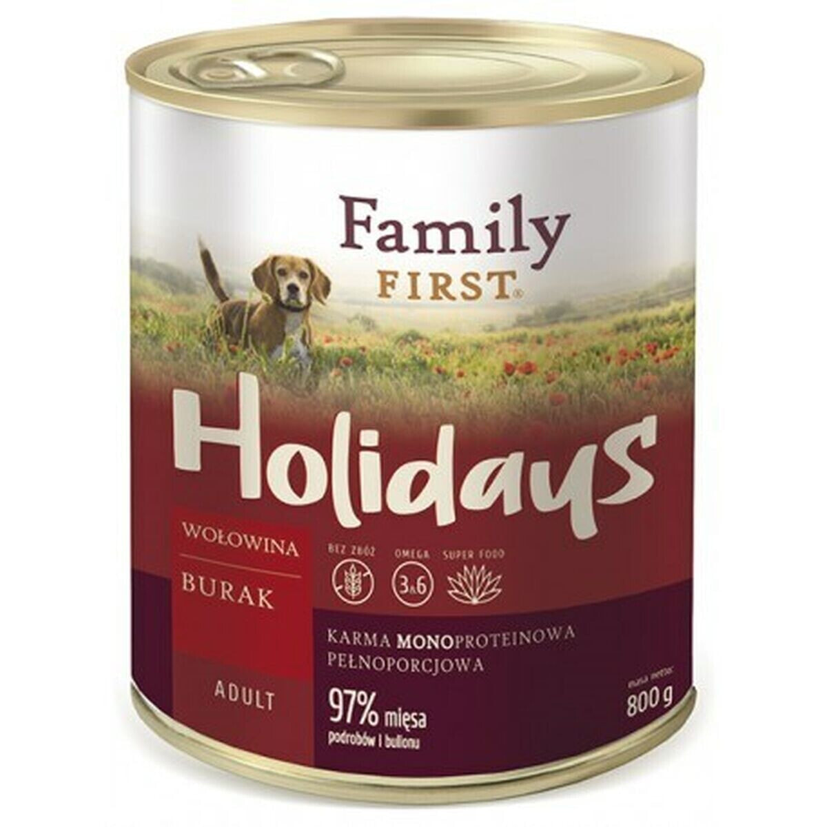 Wet food Family First FF-19003 Veal 800 g