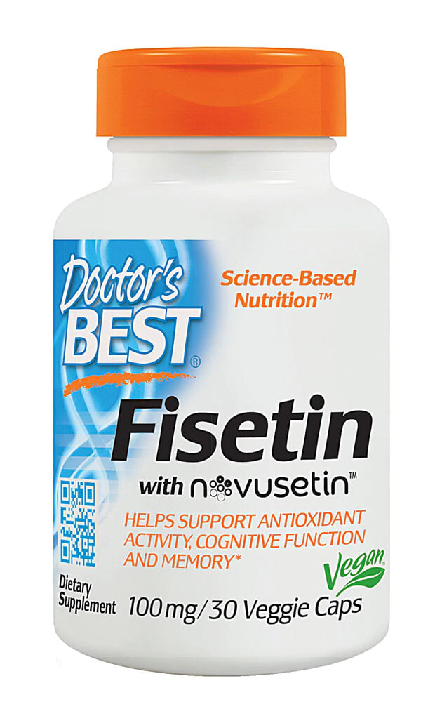 Doctor's Best Fisetin с Новусетином ™ - 100 мг - 30 вегетарианских капсул