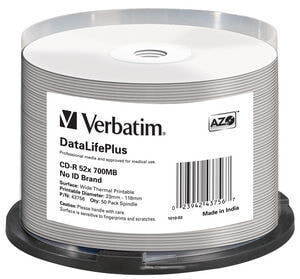 Verbatim DataLifePlus CD-R 700 MB 50 шт 43756