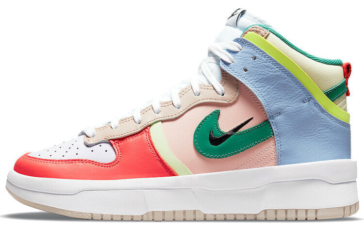 Nike Dunk High 解构 彩蛋 防滑轻便 高帮 板鞋 女款 彩色 / Кроссовки Nike Dunk High DH3718-700