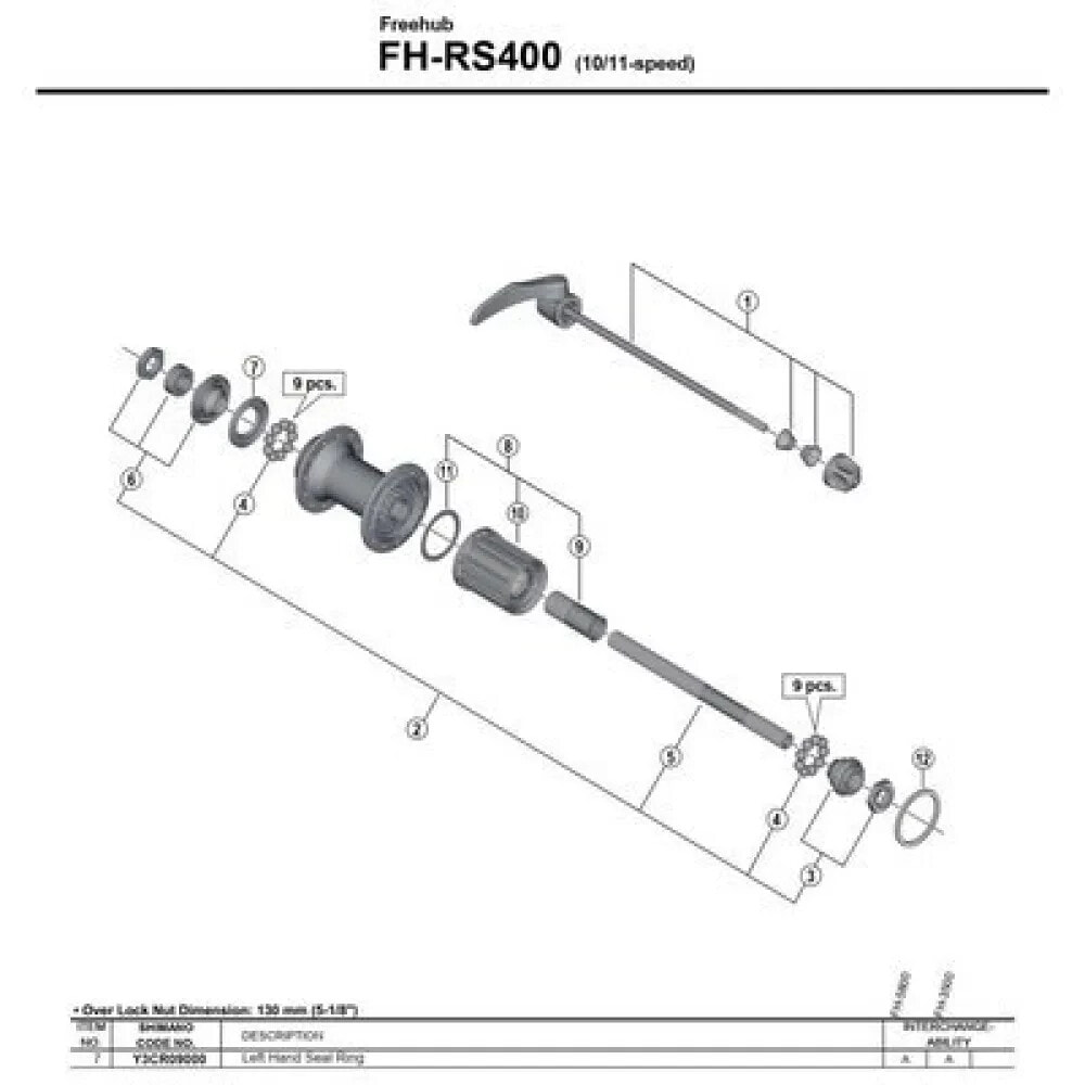 SHIMANO FH-6700 Left