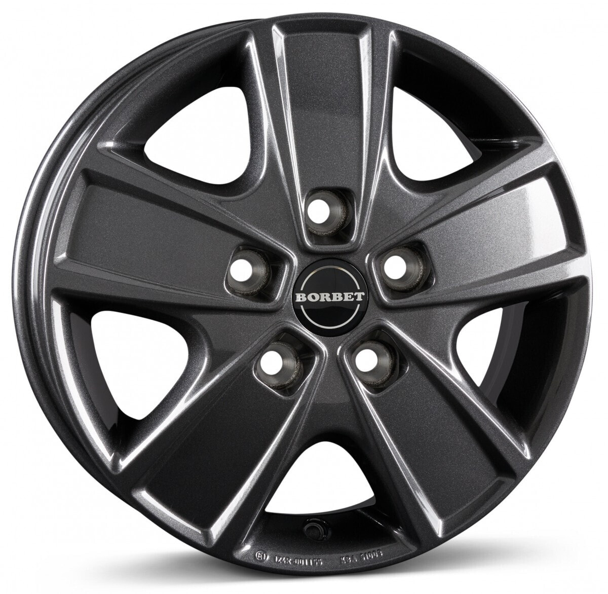 Колесный диск литой Borbet CWG mistral anthracite glossy 6x16 ET68 - LK5/118 ML71.1