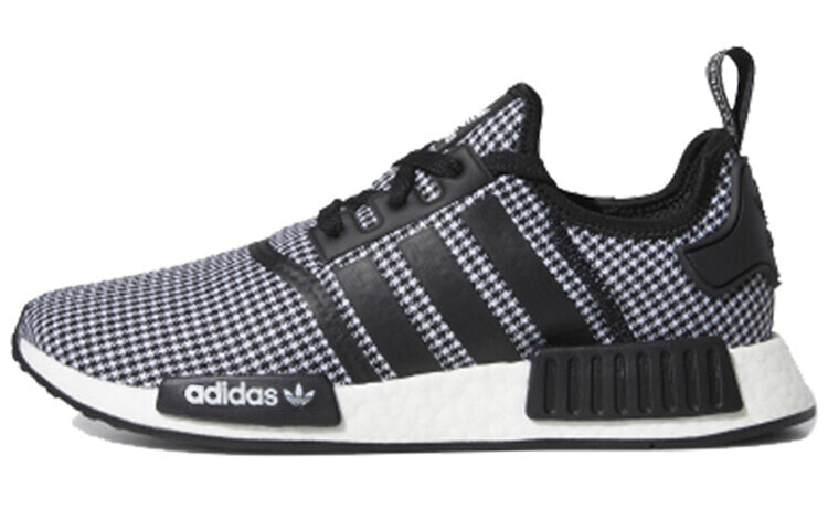 adidas originals NMD_R1 减震耐磨防滑 低帮 运动休闲鞋 男女同款 黑白 / Кроссовки Adidas originals NMD_R1 FV5438