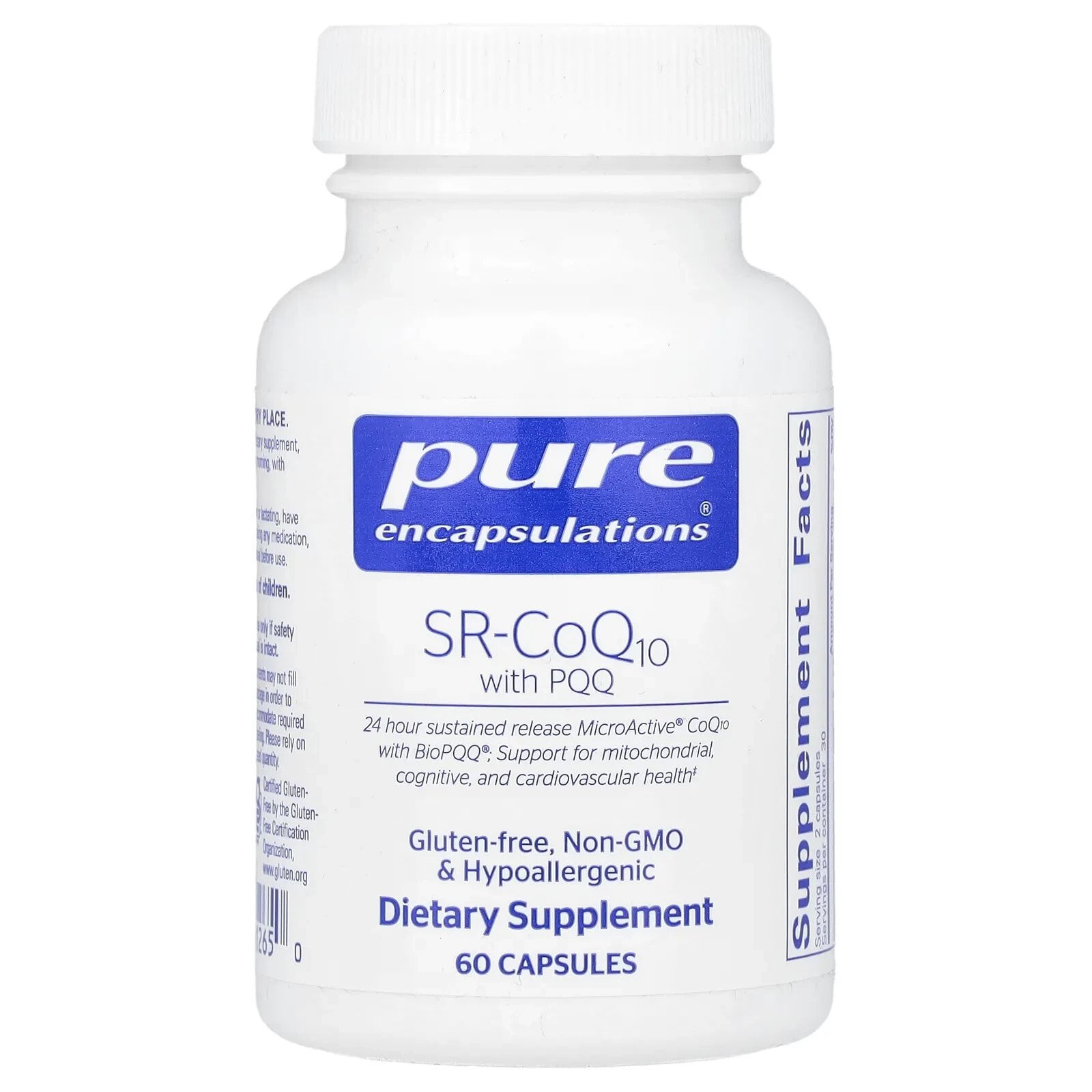 SR-CoQ10 with PQQ, 60 Capsules