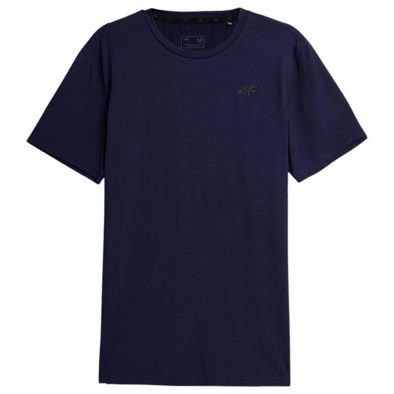 Мужская футболка спортивная синяя с логотипом  4F M NOSH4 TSMF351 31S