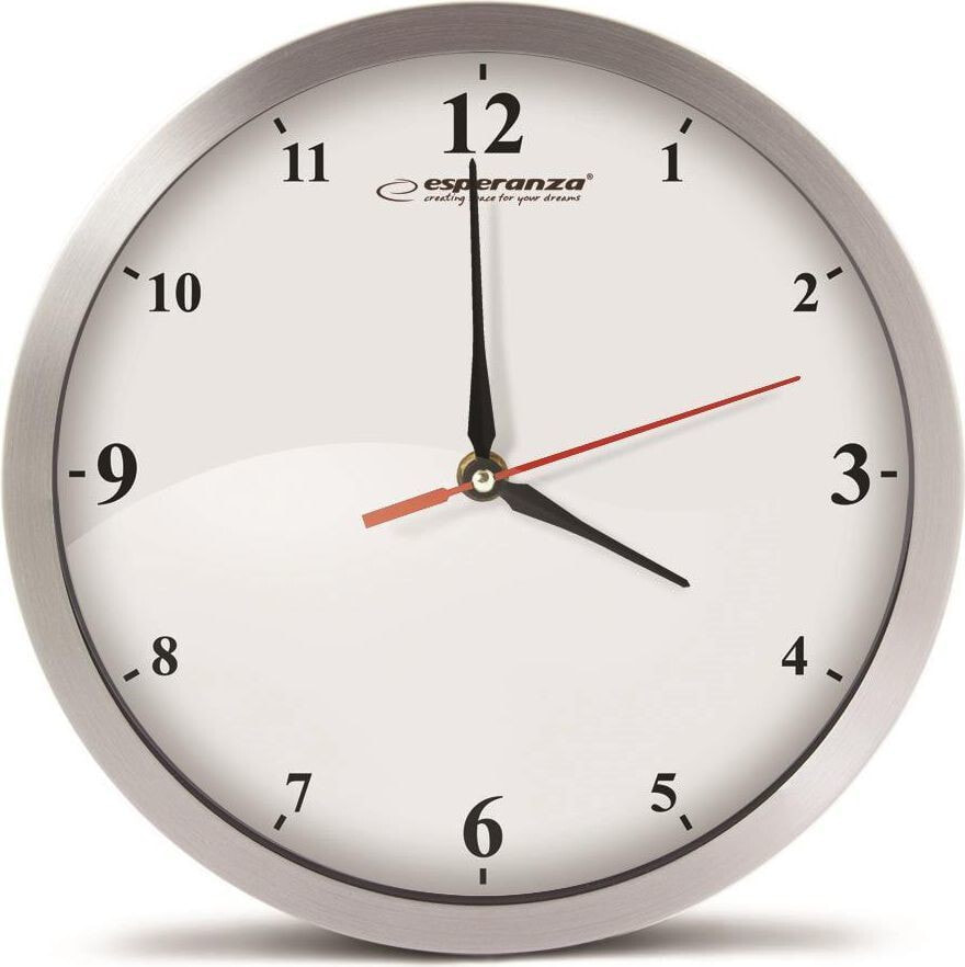 Esperanza Wall clock Detriot white (EHC009W)