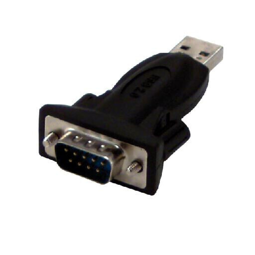 MCL USB2-118B - USB 2.0 - RS232 - 1.8 m - Black