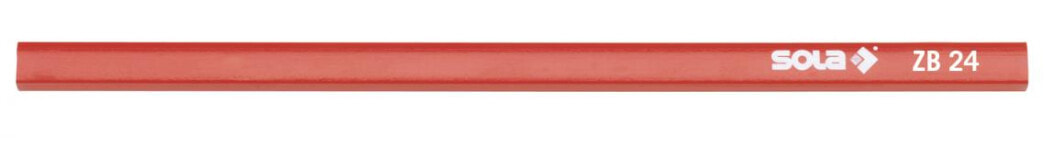 Sola Carpentry pencil ZB 24cm red (SO66010520)