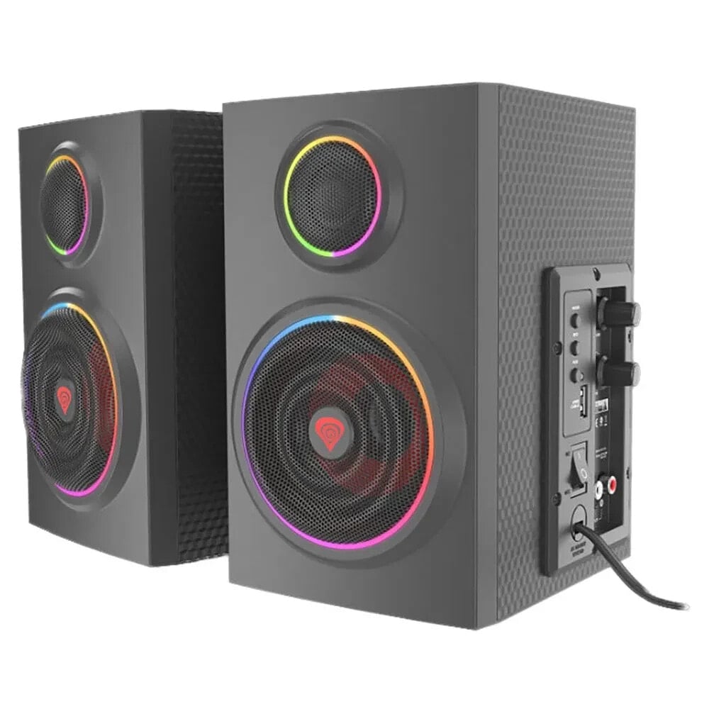 GENESIS Helium 300BT 2.0 Bluetooth ARGB Speakers