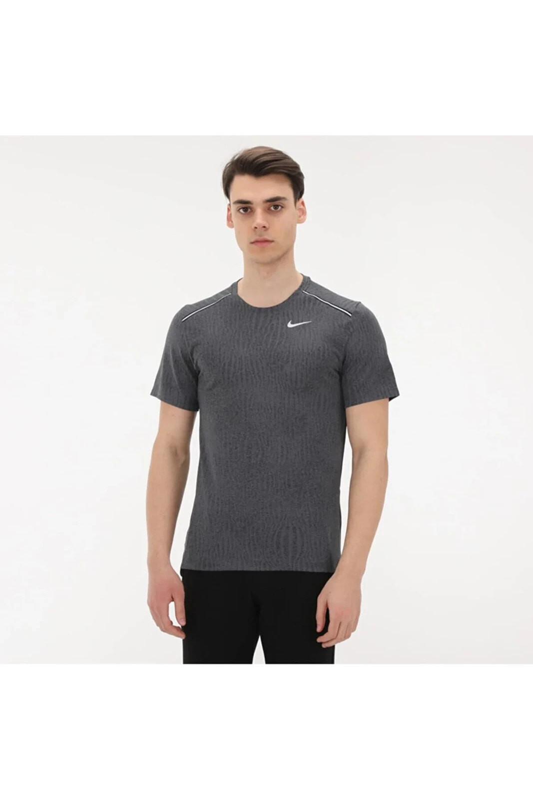 Erkek Dry Miler Jacquard Ff Koşu Tişört Db3971-010