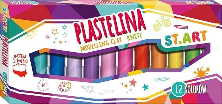 St. Majewski Plasticine 12 colors (5903235203718)