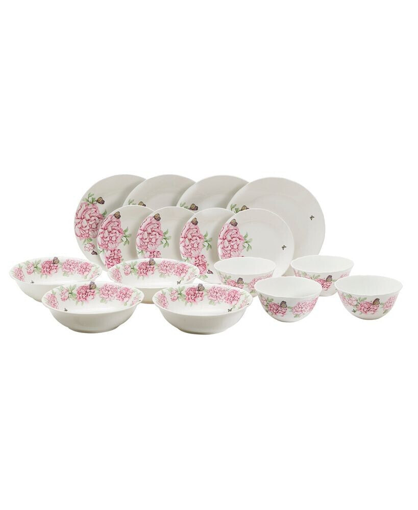 Royal Albert miranda Kerr Everyday Friendship 16 Piece Dinnerware Set, Service for 4