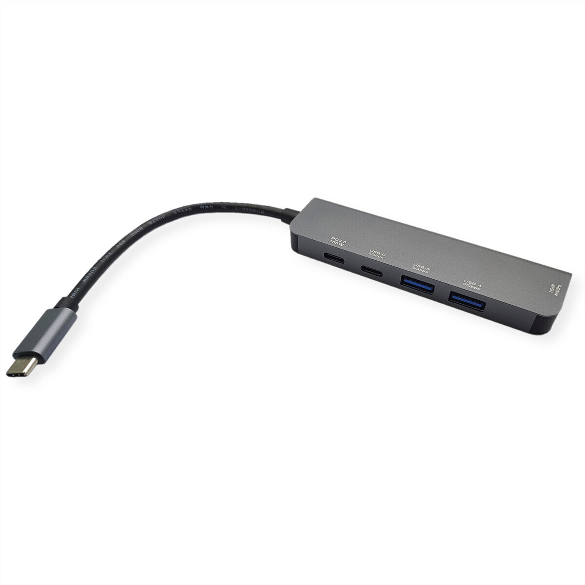 VALUE USB-C Dock HDMI+2xUSB A+ 1x C++ 1xC PD 4K60 - Digital