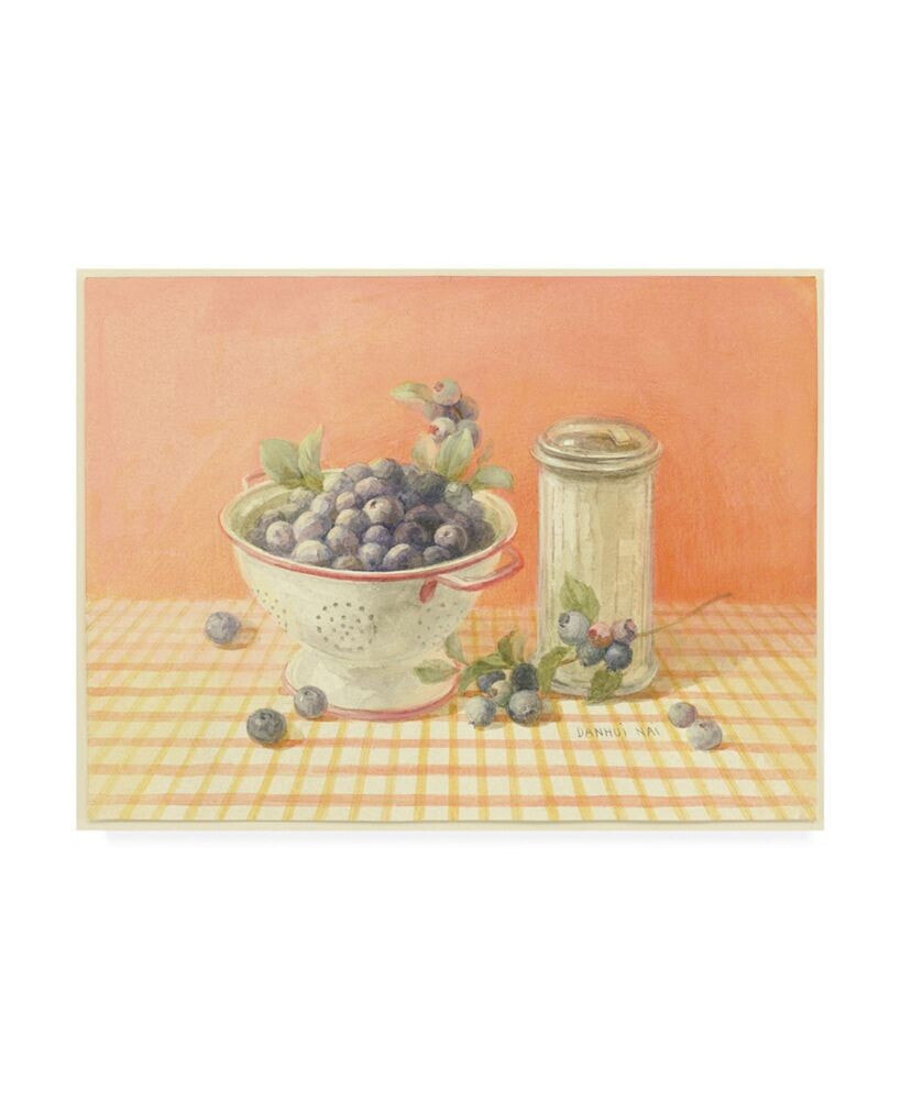 Trademark Global danhui Nai Blueberries Canvas Art - 15.5