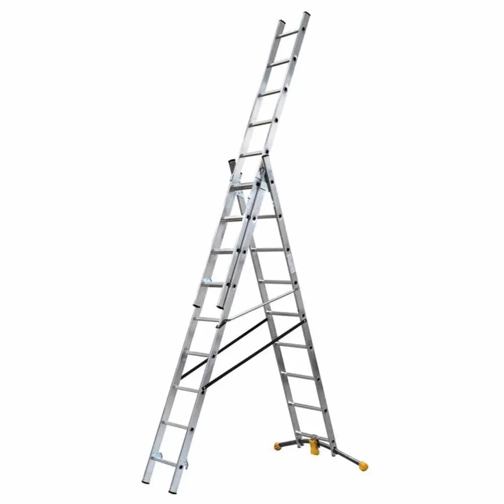 HAILO HobbyLOT 1422-801 3x9 Steps Multifunction Ladder