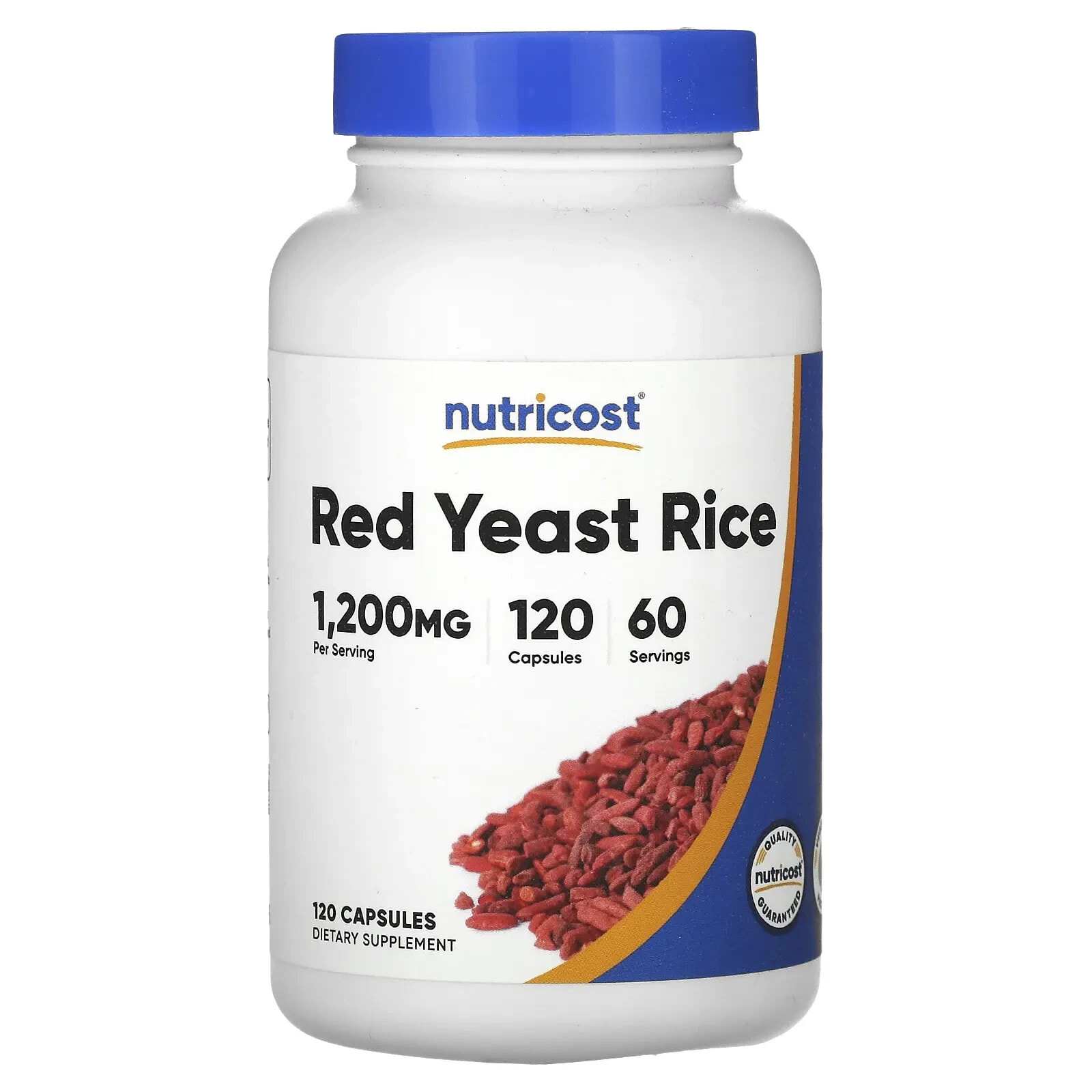 Red Yeast Rice, 1,200 mg, 120 Capsules (600 mg per Capsule)