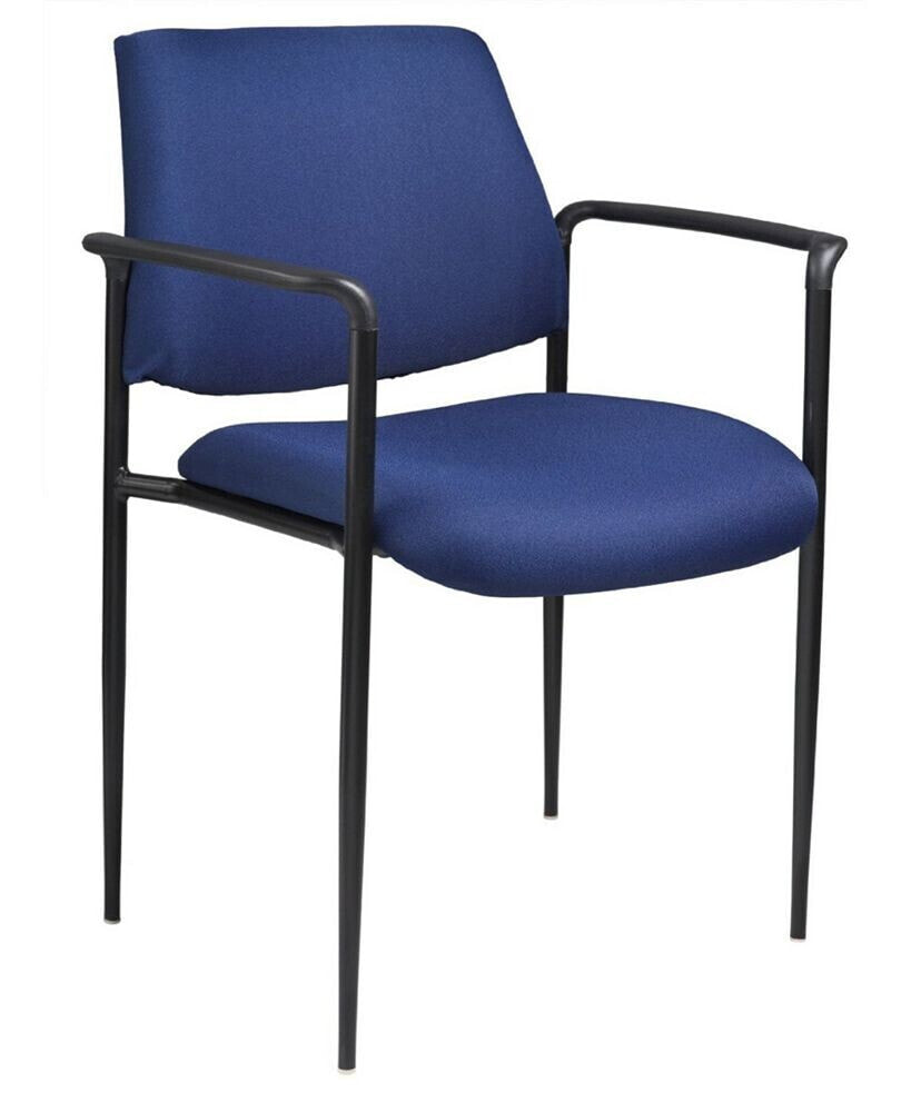 Diamond Square Back Stacking Chair W/Arm