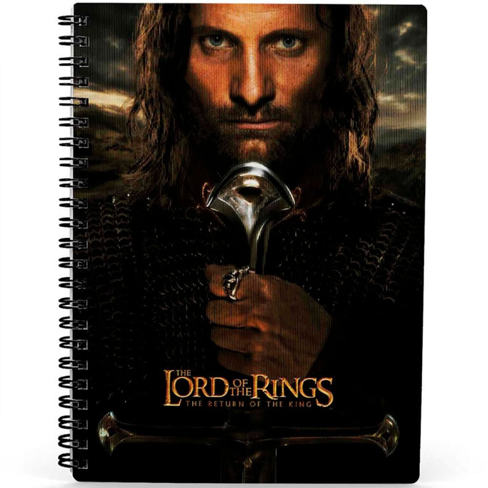 SD TOYS A4 Notebook The Lord Of The Rings 3D Aragorn