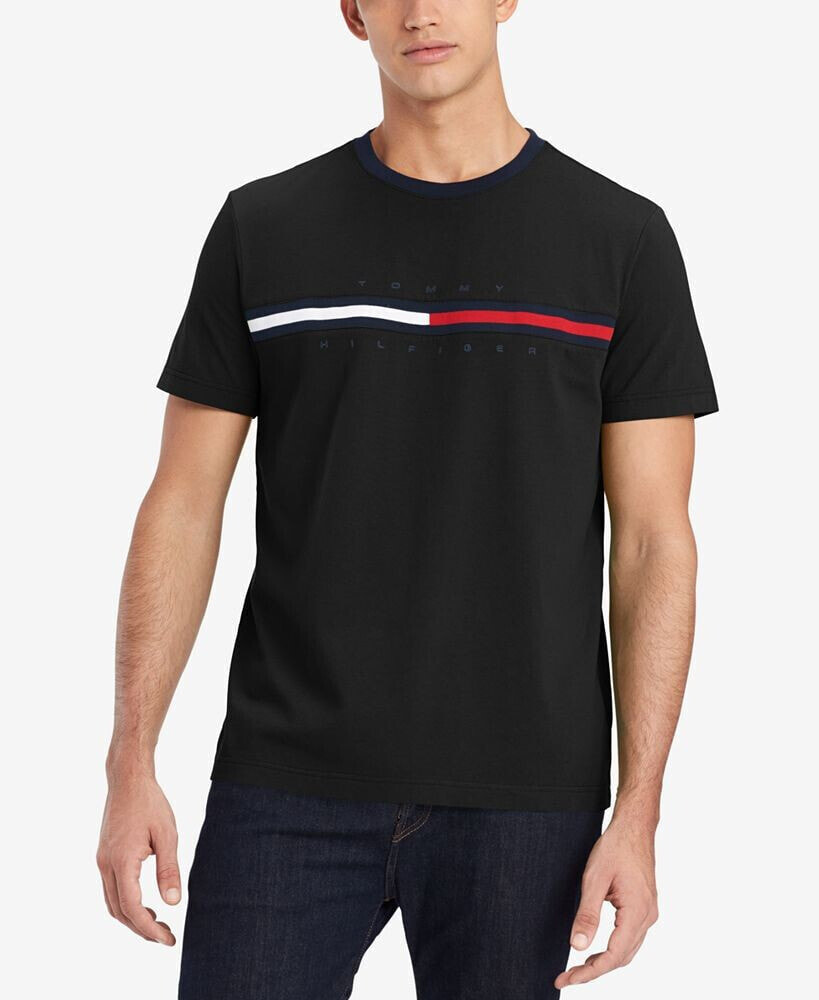 Tommy Hilfiger men's Big & Tall Tino Logo Short Sleeve T-Shirt